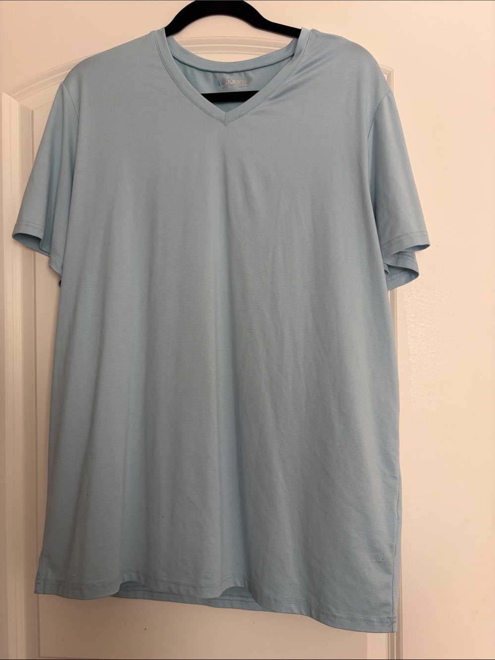 Light Blue V-Neck Short Sleeve Tee by Jockey